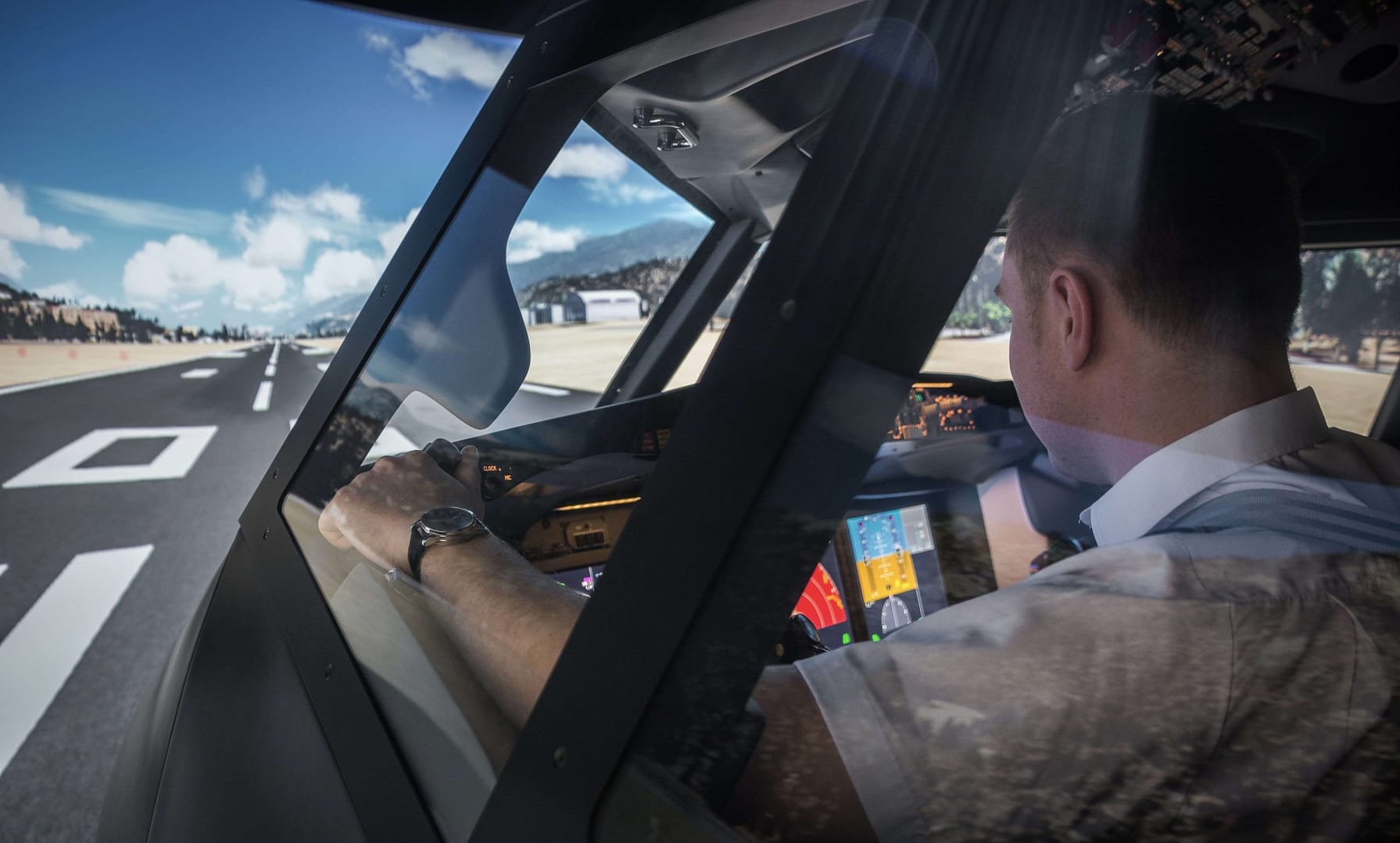 Letecký simulátor B738M FNPTII MCC v Poprade