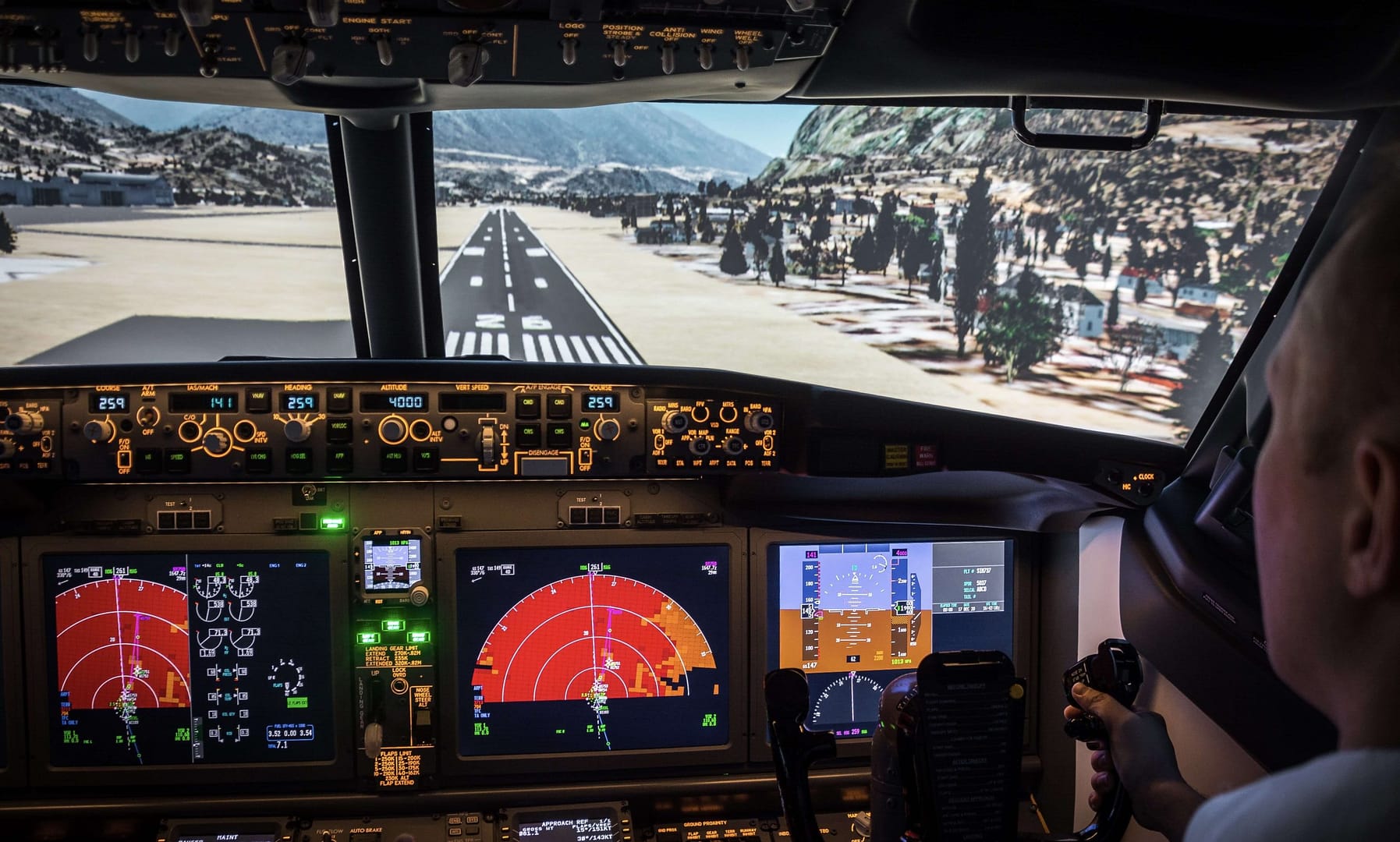 Letecký simulátor B738M FNPTII MCC v Poprade